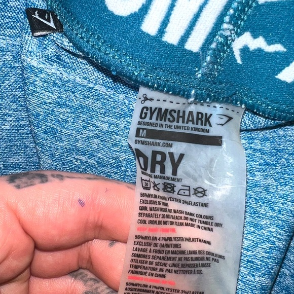 Gymshark Heathered Blue Women's‎ Jeggings - Picture 6 of 6